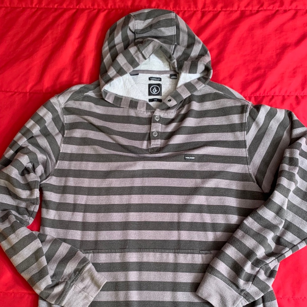 Volcom striped hoodie